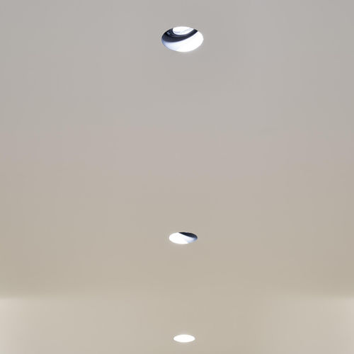Faretto da incasso a soffitto - PIÙ R PIANO IN SEAMLESS - Occhio - LED / rotondo / professionale