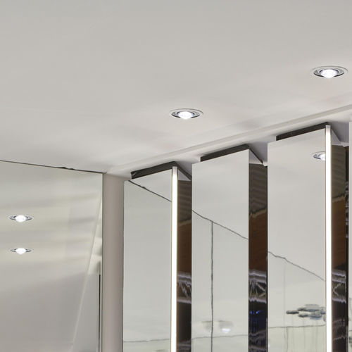 Faretto da incasso a soffitto - IO PIANO V , IO PIANO V SEAMLESS - Occhio - LED / rotondo / professionale