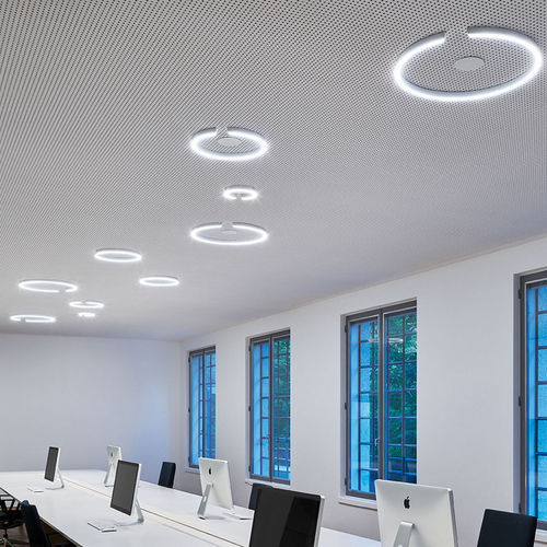 Plafoniera contemporanea - MITO SOFFITTO  - Occhio - rotonda / in vetro / in alluminio