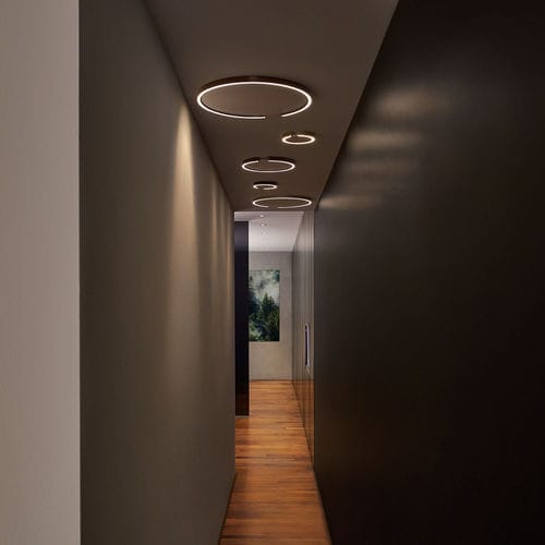Plafoniera contemporanea - MITO SOFFITTO 60 - Occhio - rotonda / in alluminio / LED