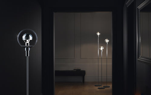 Lampada da terra - DIVO: STILO - Occhio - in vetro / in metallo / contemporanea