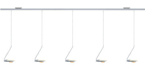 Lampada a sospensione - PURO: SISTEMA SOFFITTO CINQUE - Occhio - in vetro / in metallo / contemporanea