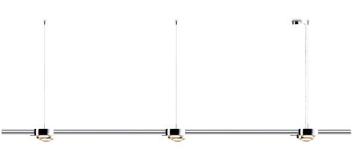 Lampada a sospensione - SENTO SISTEMA SEI - Occhio - in vetro / in metallo / contemporanea