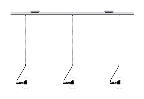 Lampada a sospensione - DIVO: SOFFITTO TRE - Occhio - in vetro / in metallo / contemporanea