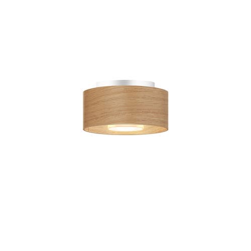 Plafoniera contemporanea - CANTARA NAT / 200 LV C - BRUCK - rotonda / in metallo / in legno