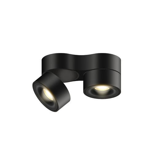 Faretti a binario LED - VITO / 100 DUO LV C - BRUCK - tondo / in metallo / contract