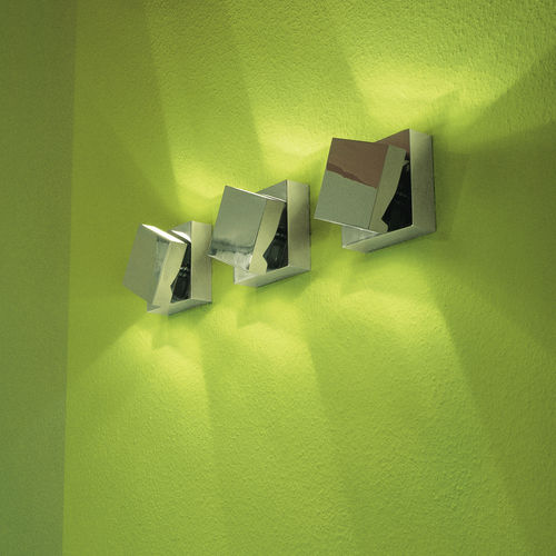 Applique contemporanea - SCOBO : UP & DOWN W - BRUCK - da interno / in alluminio / quadrata
