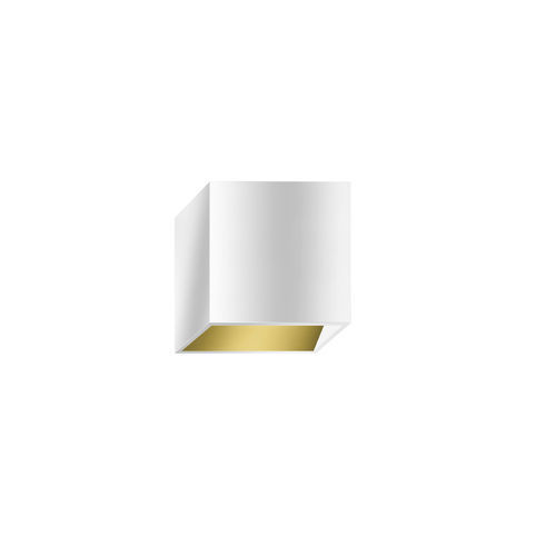 Applique contemporanea - CRANNY / LV W - BRUCK - da interno / in metallo / a cubo