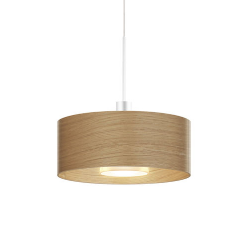 Lampada a sospensione - CANTARA NAT / 300 LV OE - BRUCK - in metallo / in legno / contemporanea