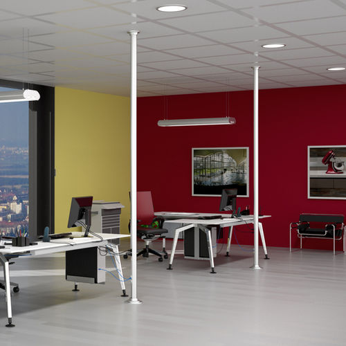 Canalina di cablaggio in alluminio - MRS - Kunststoffwerke GGK - da pavimento / professionale / verticale