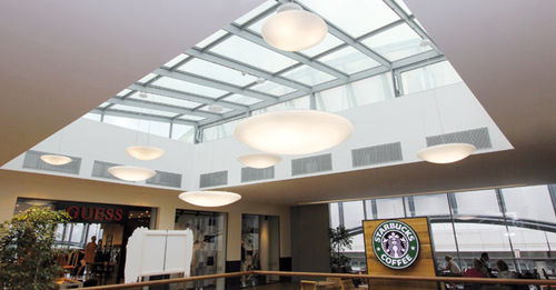 Luce a sospensione - FLAT POLYMERO® - RZB - a lampada fluorescente / lineare