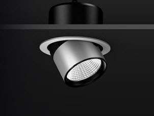 Faretto da incasso a soffitto - PURA R - RZB - alogeno / rotondo / in alluminio
