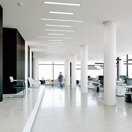 Luce sporgente - LESS - RZB - LED / lineare / rettangolare