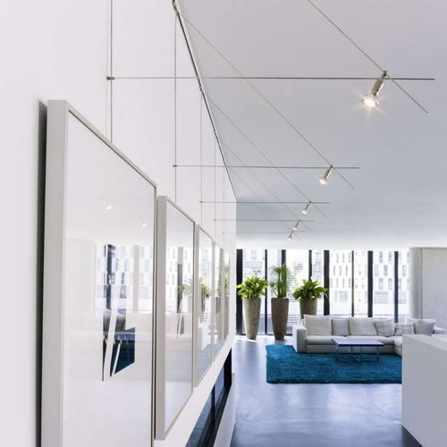 Applique per quadri contemporanea - ANGLE - Buschfeld Design - in alluminio / LED / alogena