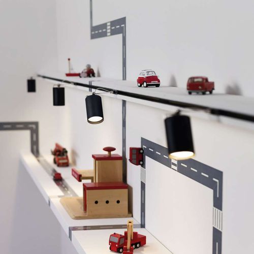 Faretti a binario LED - SPOT 5 - Buschfeld Design - alogeno / tondo / in alluminio
