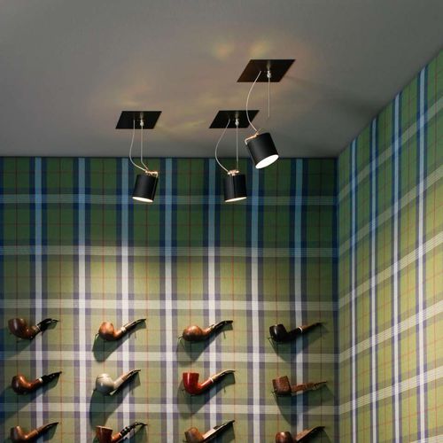 Faretto a sospensione - FLEX MONO - Buschfeld Design - LED / alogeno / rotondo