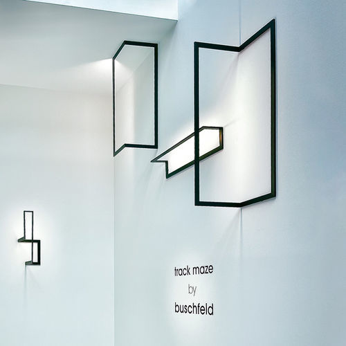 Applique contemporanea - TRACK MAZE - Buschfeld Design - da interno / in metallo / scultura
