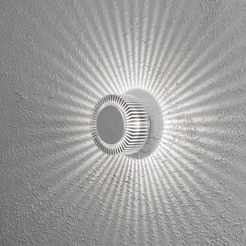 Applique contemporanea - MONZA - Gnosjö Konstsmide - da giardino / in alluminio / tonda