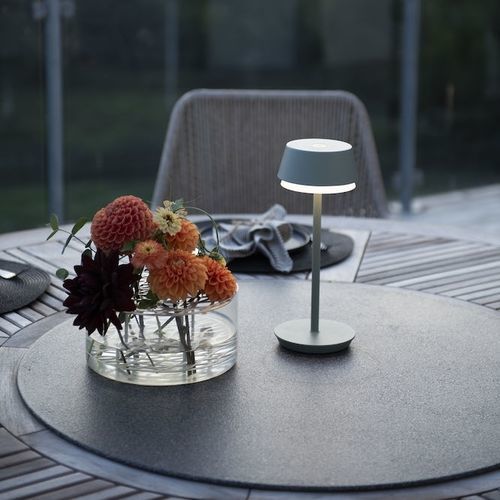 Lampada da tavolo - LYON - Gnosjö Konstsmide - in alluminio / contemporanea / a batteria ricaricabile