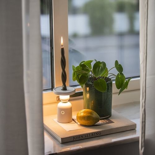 Lampada da tavolo - NANTES  - Gnosjö Konstsmide - in alluminio / contemporanea / a batteria ricaricabile