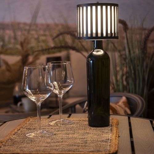Lampada da tavolo - BOTTLE  - Gnosjö Konstsmide - in alluminio / contemporanea / a batteria ricaricabile