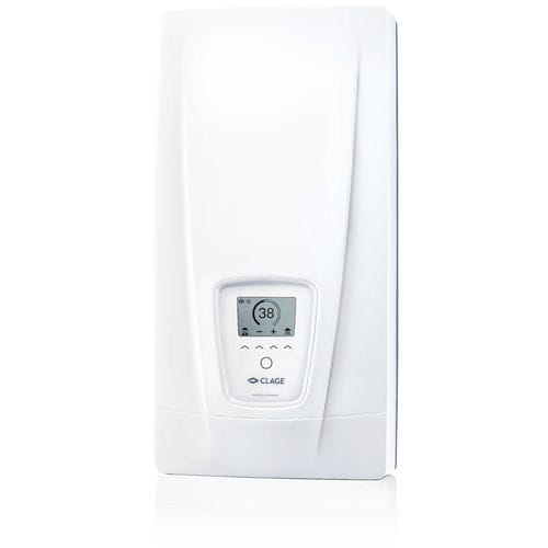 Scaldacqua istantaneo elettrico - DEX NEXT - CLAGE GmbH - da parete / verticale / per stanza da bagno
