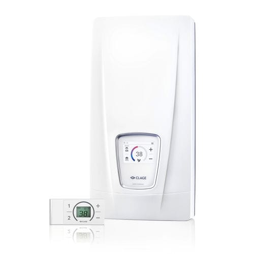 Scaldacqua istantaneo elettrico - DSX TOUCH - CLAGE GmbH - da parete / verticale / per stanza da bagno