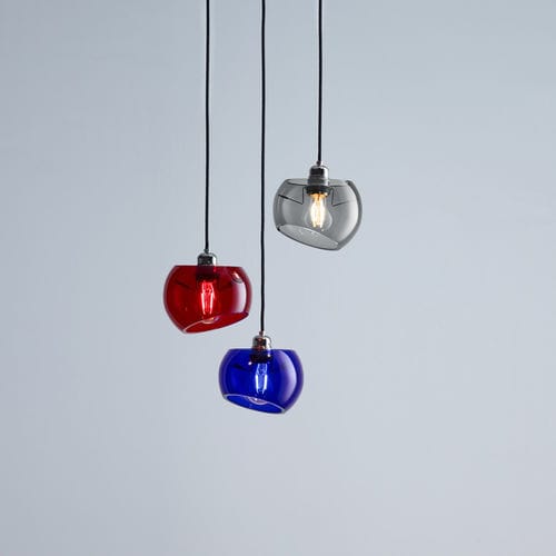 Lampadario contemporaneo - GLASS MOONS - Licht im Raum Dinnebier - in vetro soffiato / LED / fatto a mano