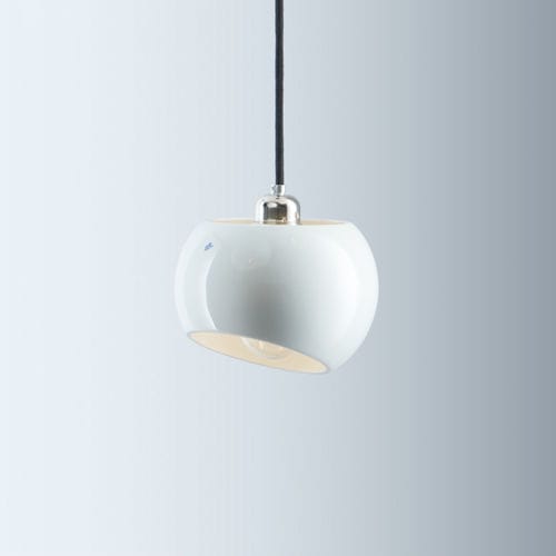 Lampada a sospensione - WHITE MOONS  - Licht im Raum Dinnebier - in acciaio inossidabile / in porcellana / contemporanea