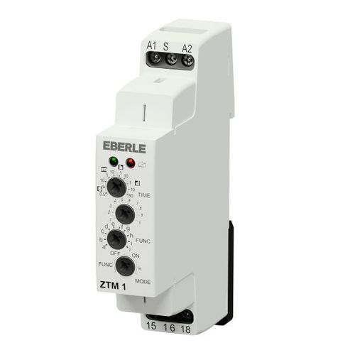 Relè elettromeccanico DC - ZTM 1 - Eberle Controls - AC / NA/NC / su guida DIN