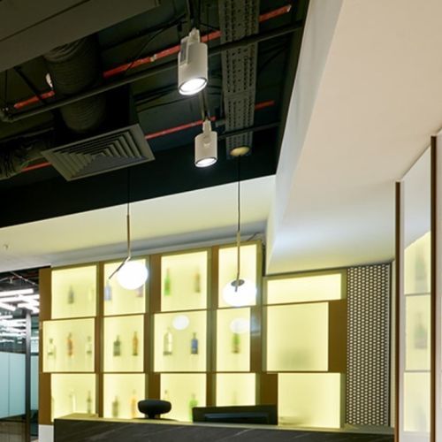 Faretti a binario LED - AS425 - PERFORMANCE IN LIGHTING - tondo / in ghisa di alluminio / in alluminio estruso