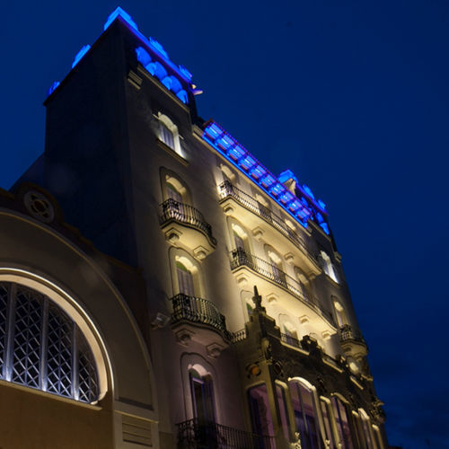 Applique contemporanea - STRIP SQUARE - PERFORMANCE IN LIGHTING - da esterno / in ghisa di alluminio / in acciaio inossidabile