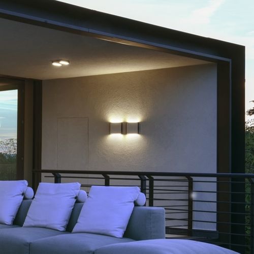 Applique contemporanea - MIMIK 10 - PERFORMANCE IN LIGHTING - da interno / in ghisa di alluminio / in acciaio inossidabile