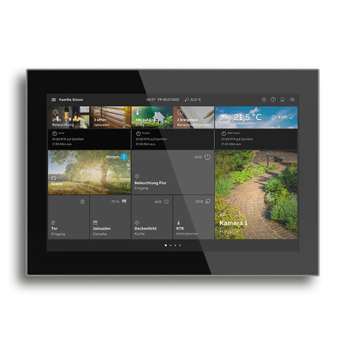 Tastiera di controllo per sistema domotico - SmartTouch® 10" - BUSCH-JAEGER - per controllo accessi / per impianti di riscaldamento / per installazione multimediale