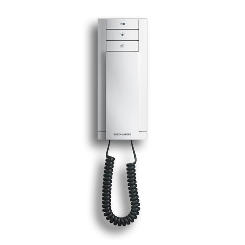 Citofono audio in metallo - BUSCH-JAEGER - residenziale / da parete / da interno