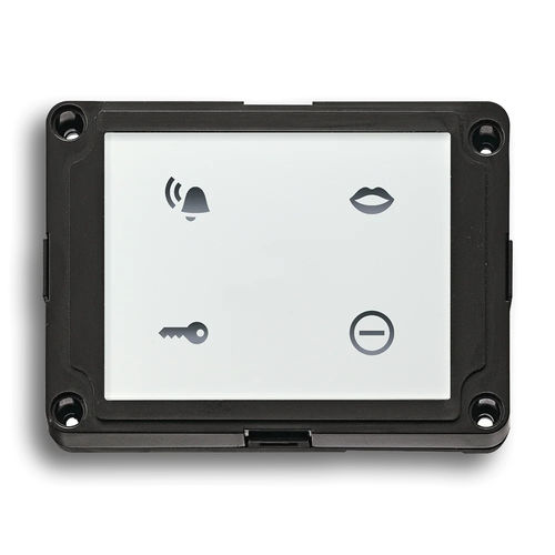 Videocitofono nero - Welcome® - BUSCH-JAEGER - residenziale / da parete / da interno