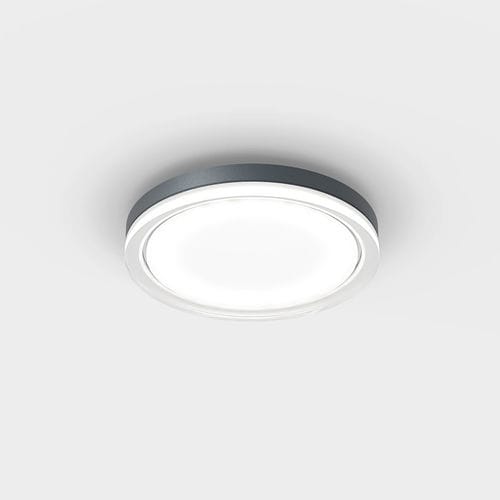 Plafoniera contemporanea - LISC - IP44 Schmalhorst - rotonda / in vetro opalescente / LED