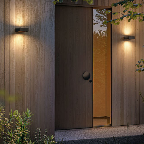 Applique contemporanea - LUCI - IP44 Schmalhorst - da esterno / in ghisa di alluminio / in vetro