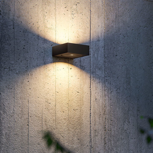 Applique contemporanea - LUCI CONTROL - IP44 Schmalhorst - da esterno / in alluminio / in vetro