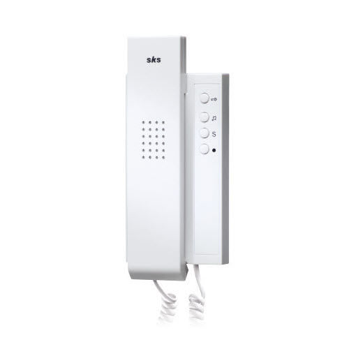 Citofono audio bianco - HT4600 - SKS - Kinkel Elektronik - da parete / da interno / a 4 pulsanti