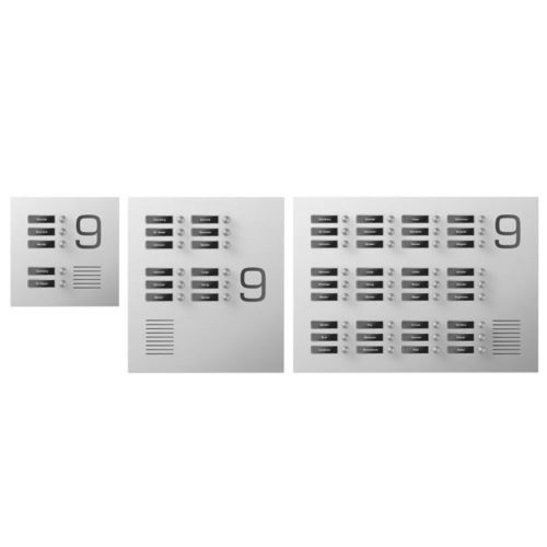 Citofono esterno in acciaio inossidabile - MONOBLOC - SKS - Kinkel Elektronik - in ottone / residenziale / da parete