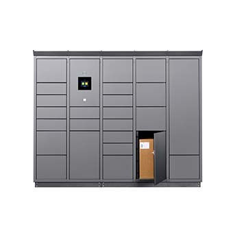 Armadietto per ritiro pacchi autoportante - COMFORTBOX - SKS - Kinkel Elektronik - multiplo / con citofono incorporato