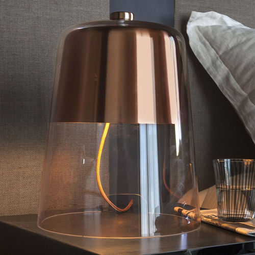 Lampada da tavolo - SEMPLICE - Oluce - in metallo / in vetro soffiato / contemporanea