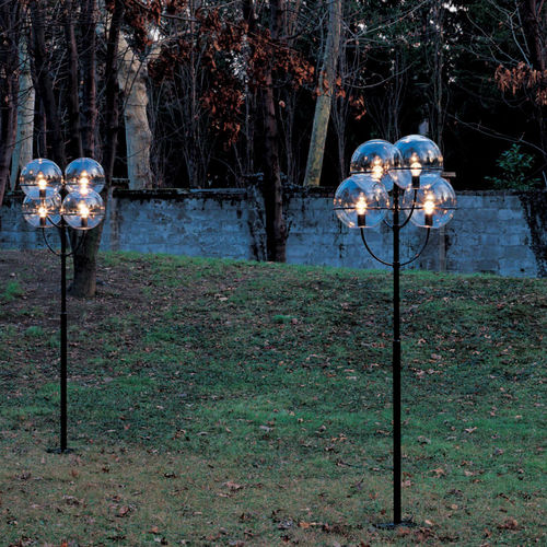 Lampione da giardino - LYNDON - Oluce - classico / in metallo / in vetro
