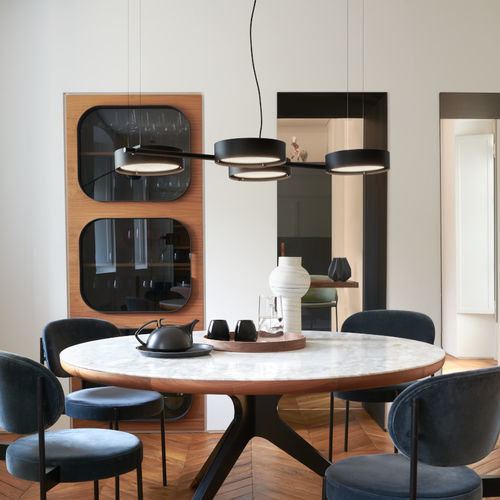 Lampada a sospensione - BERLIN - Oluce - in metallo / in ottone / in vetro