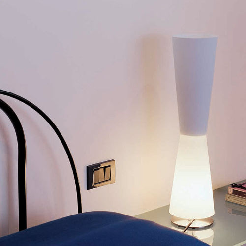 Lampada da tavolo - LU-LU - Oluce - in metallo / in vetro di Murano / contemporanea