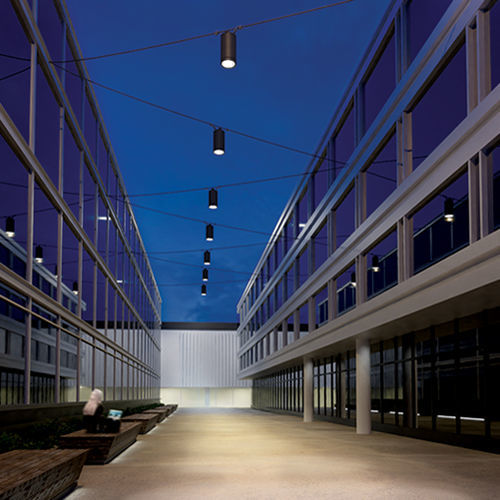 Illuminazione su cavi LED - DAS100-TW - WE-EF LEUCHTEN - rotonda / tubolare / in ghisa di alluminio