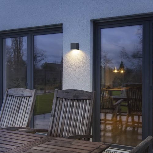 Applique contemporanea - SITRA S WL  - SLV ELEKTRONIK - da esterno / in alluminio / a cubo