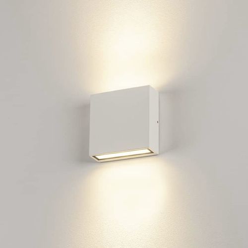 Applique contemporanea - BIG QUAD UP/DOWN WL - SLV ELEKTRONIK - da esterno / in alluminio / in vetro