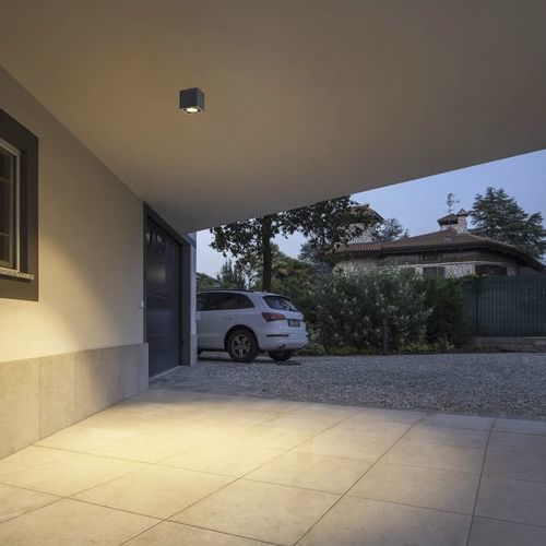 Plafoniera contemporanea - ESKINA CL  - SLV ELEKTRONIK - quadrata / a cubo / in vetro